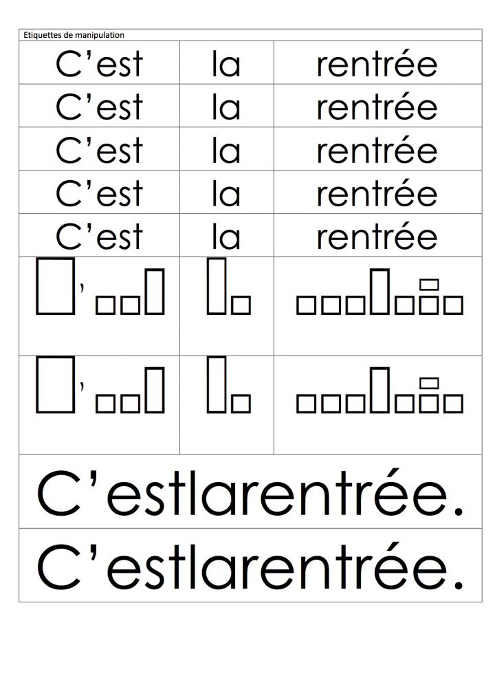 C'est La Rentrée ! Activités Pour Gs – La Classe De Luccia ! concernant Exercices Maternelle Grande Section En Ligne Gratuit