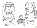 Charlie Brown Christmas Nativity Coloring Page | Free avec Sudoku Junior À Imprimer