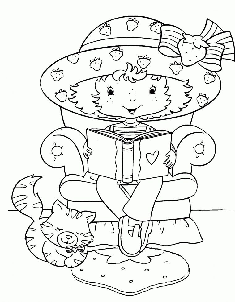 Charlotte Aux Fraises – Coloriage Charlotte Aux Fraises encequiconcerne Charlotte Au Fraise Coloriage