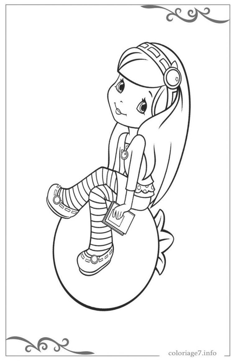 Charlotte Aux Fraises Coloriages Gratuit À Imprimer Et Colorier dedans Charlotte Au Fraise Coloriage