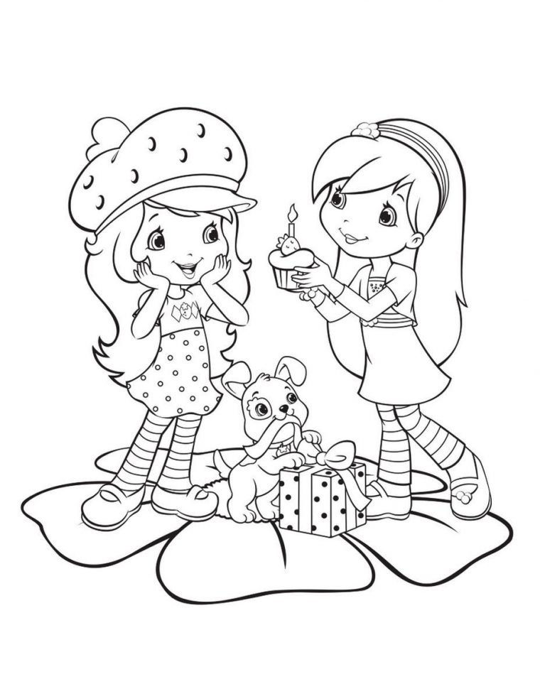 Charlotte Aux Fraises Coloriages serapportantà Charlotte Au Fraise Coloriage