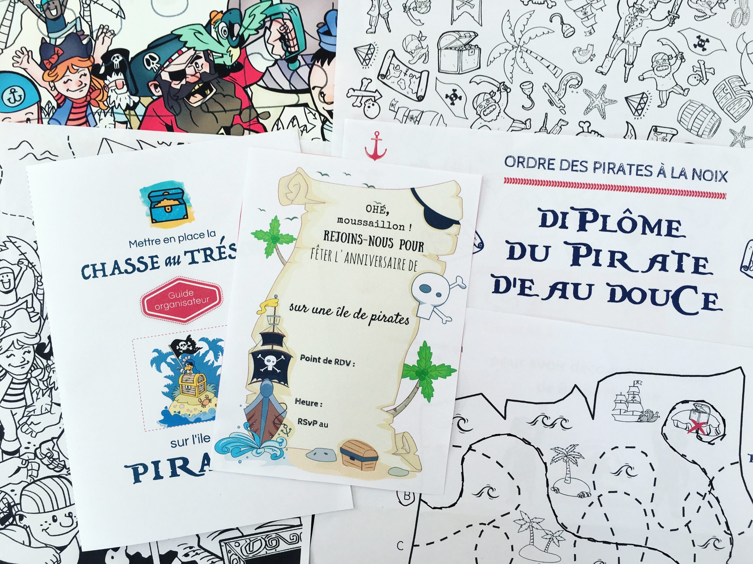 Chasse Au Trésor À Imprimer Pour Un Anniversaire De Pirates avec Jeux De Puzzle Pour Enfan Gratuit 