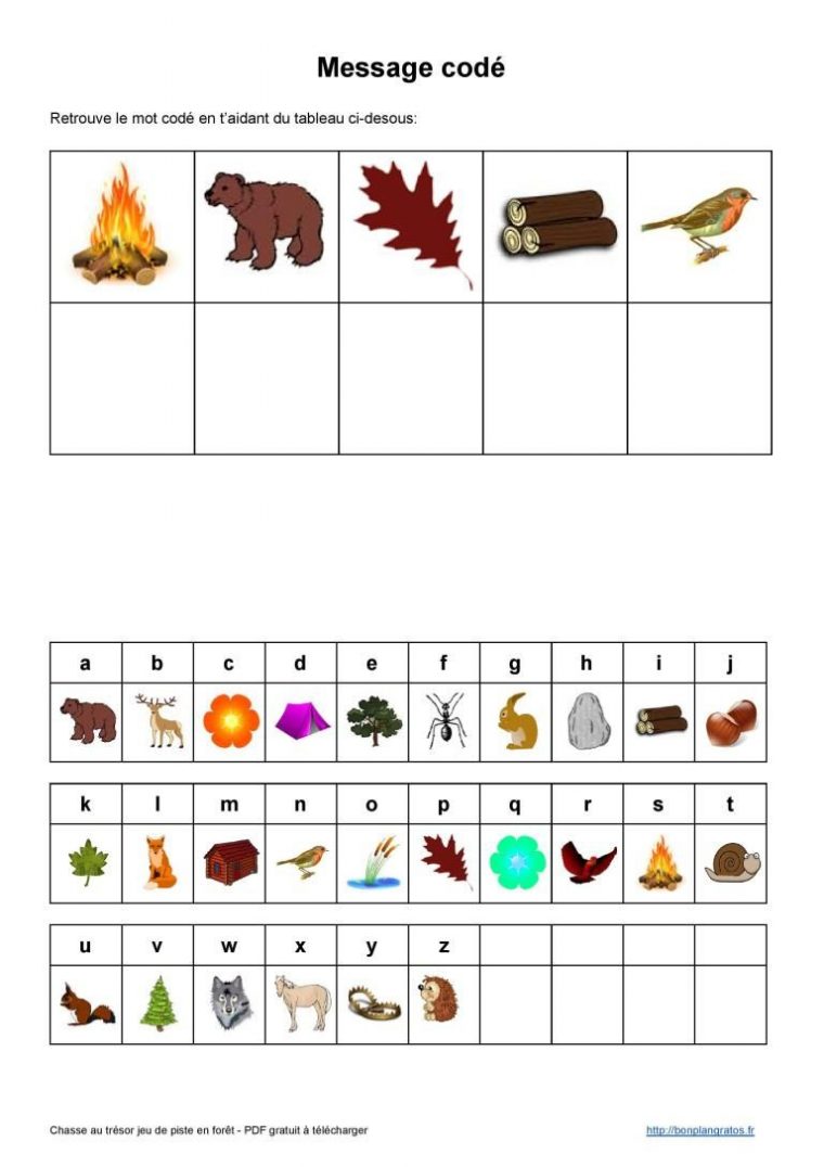 Chasse Au Trésor Gratuite À Télécharger Pdf | Chasse Aux avec Jeux Anagramme Gratuit A Telecharger