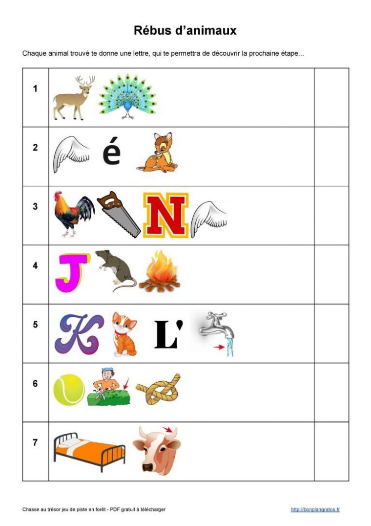 Chasse Au Trésor Gratuite À Télécharger Pdf | Chasse Aux pour Jeux Enfant 6 Ans Gratuit