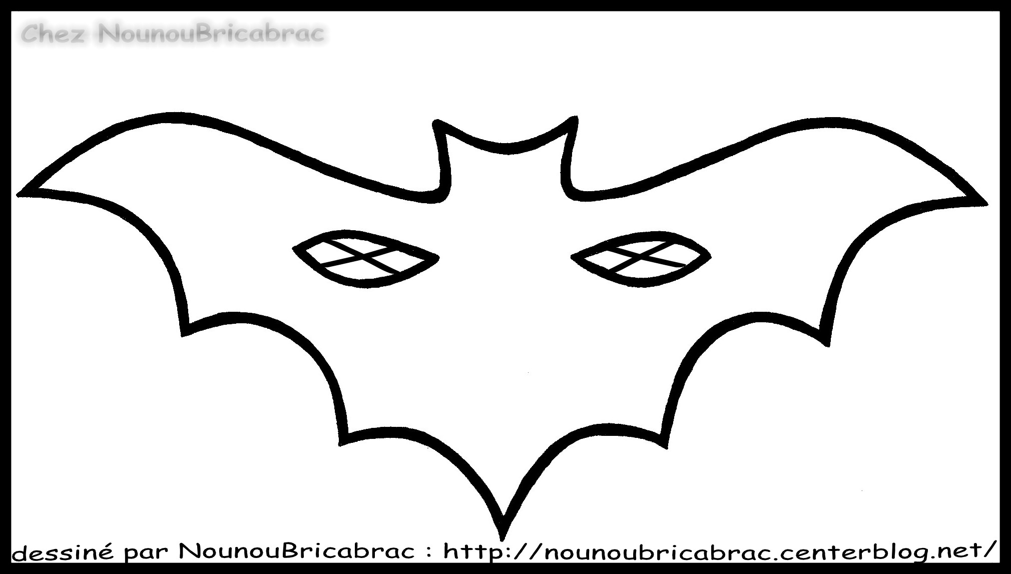 Chauve-Souris #60 (Animaux) – Coloriages À Imprimer à Masques Animaux À Imprimer