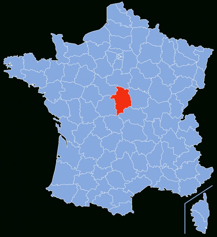 Cher (Département) — Wikipédia concernant Carte De France Numéro Département