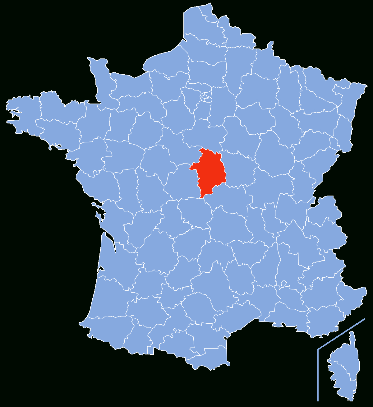 Cher (Département) — Wikipédia concernant Carte De France Numéro Département 