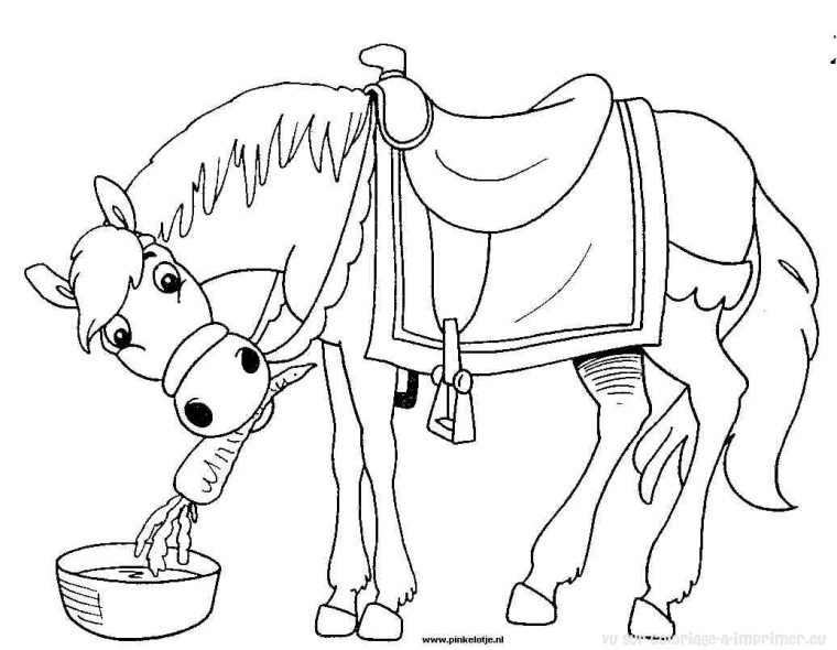 Cheval #150 (Animaux) – Coloriages À Imprimer à Dessin De Cheval A Colorier