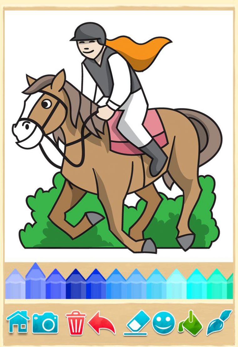 Cheval Jeu De Coloriage Pour Android – Téléchargez L'apk à Jeux De Coloriage De Cheval