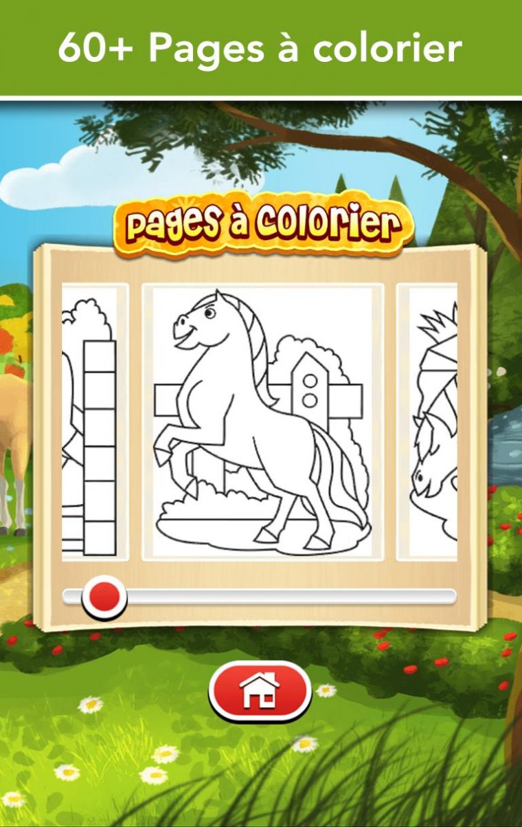 Cheval Jeu De Coloriage Pour Android – Téléchargez L'apk destiné Jeux De Coloriage De Cheval