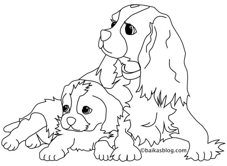 Chien #22 (Animaux) – Coloriages À Imprimer tout Animaux A Dessiner Imprimer