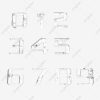 Chiffres 3D Figures Stéréo Nombres De Texture Géométrique destiné Chiffre A Decouper