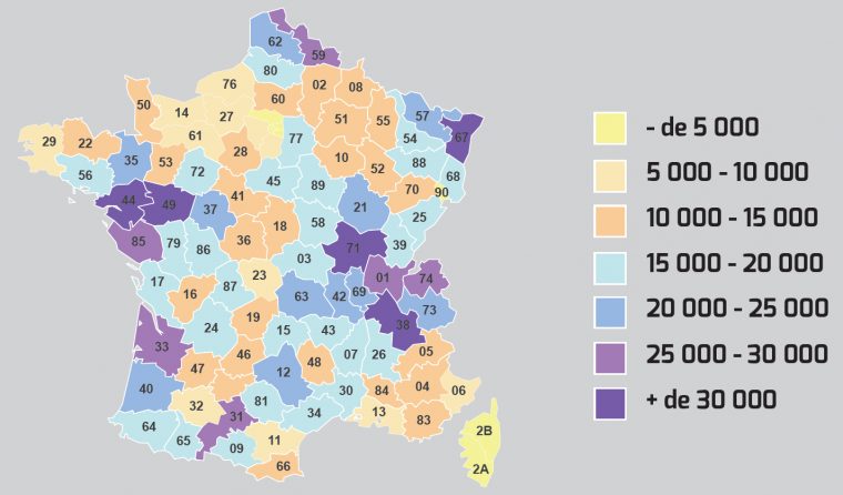 Chiffres Clés 2017 De La Pêche En France – Fédération serapportantà Combien De Departement En France