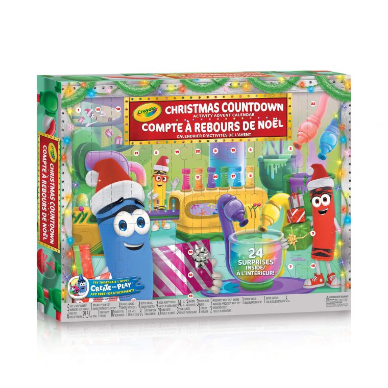 Christmas Countdown Activity Advent Calendar intérieur Paper Toy Gratuit