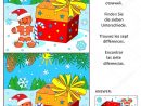 Christmas Or New Year Find The Differences Picture Puzzle destiné Les 5 Differences