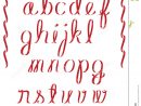 Christmas Ribbon Alphabet Stock Vector. Illustration Of Type à Alphabet Script Minuscule