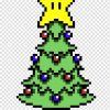 Christmas Tree Bead Pixel Art Mario, Pixel Art Transparent pour Pixel Art De Noël
