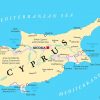 Chypre Capitale La Carte - Capitale De Chypre De La Carte intérieur Carte Capitale Europe