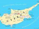 Chypre Capitale La Carte - Capitale De Chypre De La Carte serapportantà Capitale Europe Carte