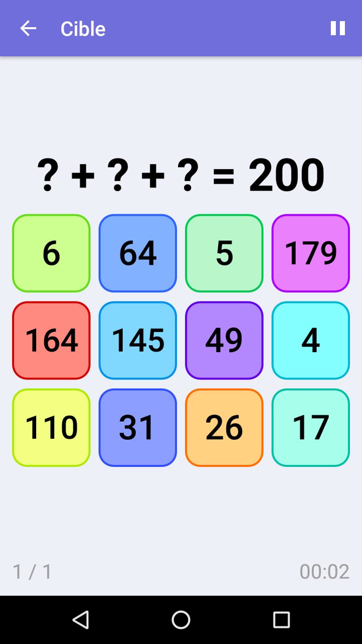 Cible : Jeu De Math Gratuit Pour Iphone & Android concernant Jeux De Maths Gratuit