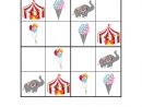 Circus Sudoku {Free Printables} | Sudoku Puzzles, Preschool serapportantà Sudoku Junior À Imprimer