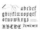 Claude Médiavilla – Calligraphie – Index Grafik pour Modele Lettre Alphabet