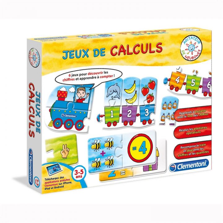 Clementoni – Jeux De Calculs Mathématiques Logique (French) dedans Je De Logique