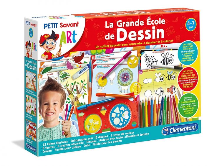 Clementoni – La Grande École De Dessin – Jeux Éducatifs à Jeu Educatif 4 Ans