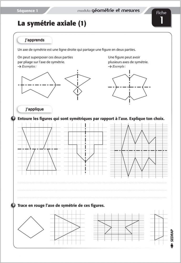 Cm1. Les F Iches D Exercices – Pdf Free Download avec Symétrie Cm1 Exercices