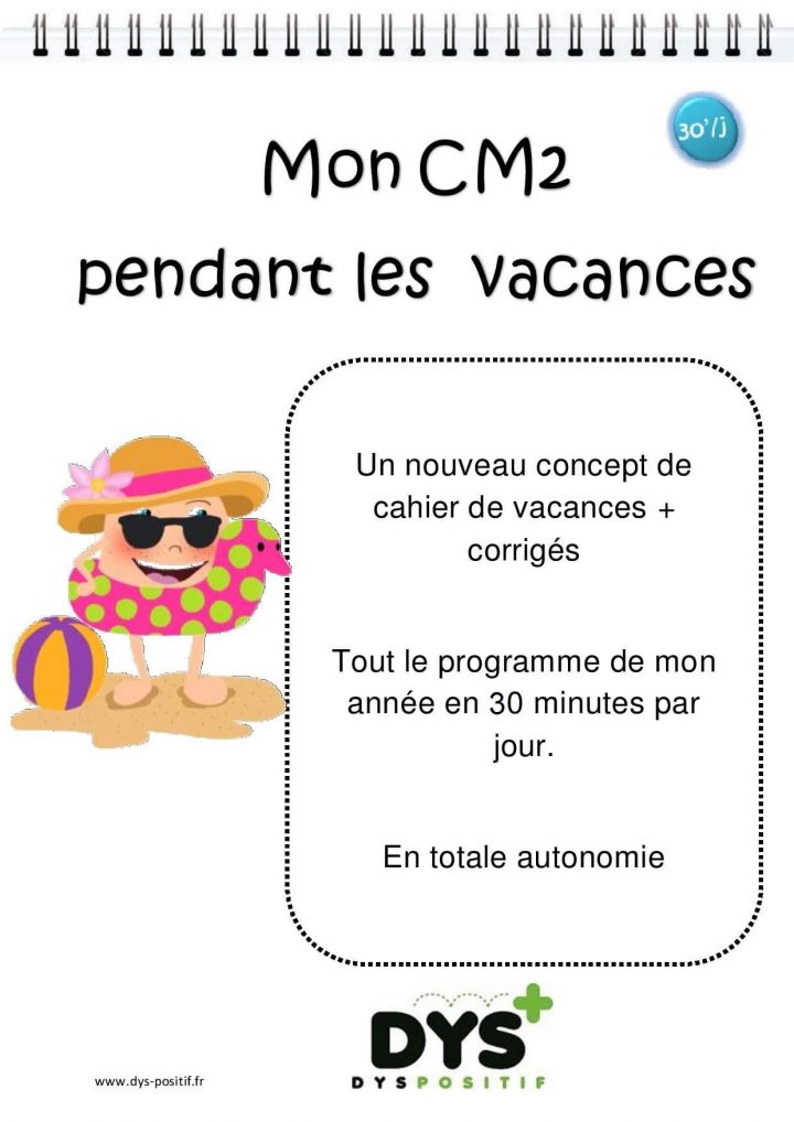 Cm2 – 5Ème Primaire – Cahiers De Vacances Dys intérieur Cahier De Vacances Gratuit A Imprimer 6Eme 5Eme