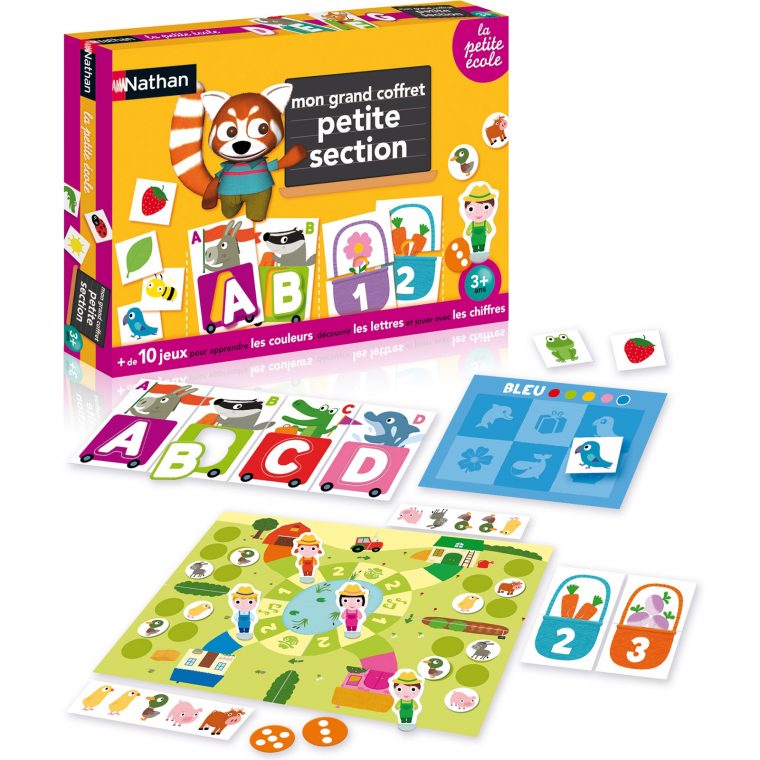 Coffret De Jeux Mon Grand Coffret Petite Section concernant Jeux Pour Apprendre Les Couleurs