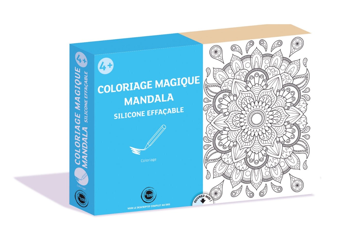 Coffret Mandala - Coloriage Magique Effaçable - Support Pré avec Coloriage Magique 4 Ans