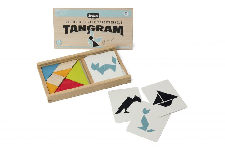 Coffret Tangram En Bois serapportantà Tangram Modèles Et Solutions