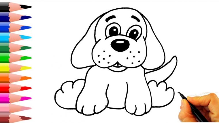 Çok Kolay!! Köpek Nasil Çizilir? – How To Draw A Dog Easy pour Hello Kitty À Dessiner