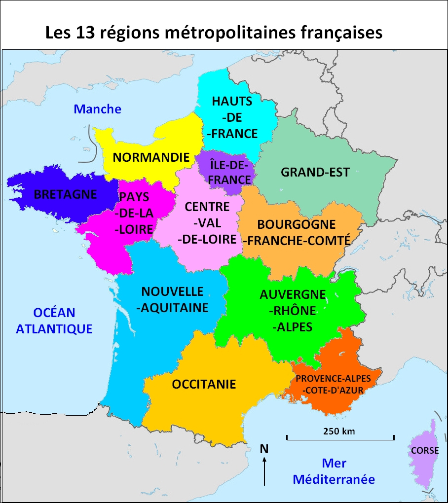 Collège Henri Dunant - Quels Sont Les Repères À Connaître avec Apprendre Les Régions De France