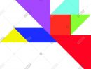 Color Tangram Puzzle Vector &amp; Photo (Free Trial) | Bigstock dedans Tangram Chat