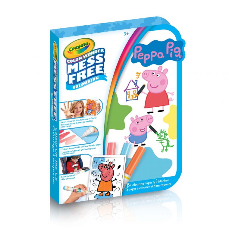 Color Wonder Mini Mess-Free Colour On-The-Go, Peppa Pig dedans Peppa Pig A Colorier