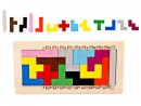 Coloré En Bois Tangram Tetris Jeu Cerveau Teaser Puzzle Jouets Bébé  Préscolaire Magination Début Éducatif Enfants Jouet Enfants Cadeau à Tangram Enfant