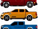 Colored Cars Collection Vector Pixel Art destiné Voiture Pixel Art