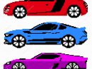 Colored Race Cars Collection Vector Pixel Art — Stock Vector destiné Voiture Pixel Art