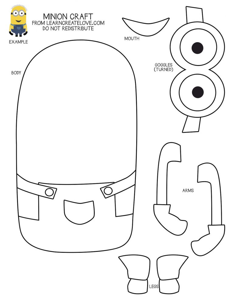 Coloriaage Minion A Colorier Et Decouper – Coloriage Minions intérieur Dessin A Decouper