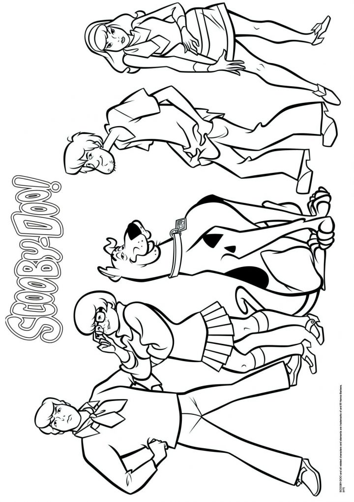 Coloriage 23 De Scooby-Doo destiné Scooby Doo À Colorier