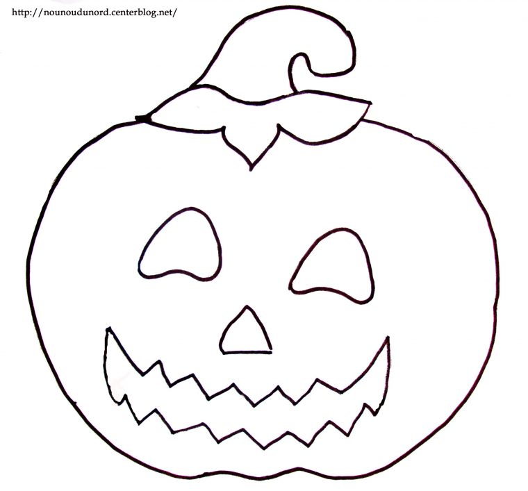 Coloriage À Dessiner Citrouille Imprimer Gratuit intérieur Dessin D Halloween Facile A Dessiner