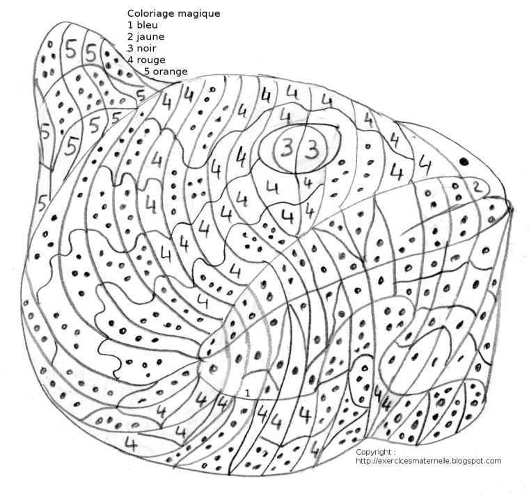 Coloriage À Dessiner Maternelle Moyenne Section Imprimer à Coloriage Magique Maternelle Moyenne Section