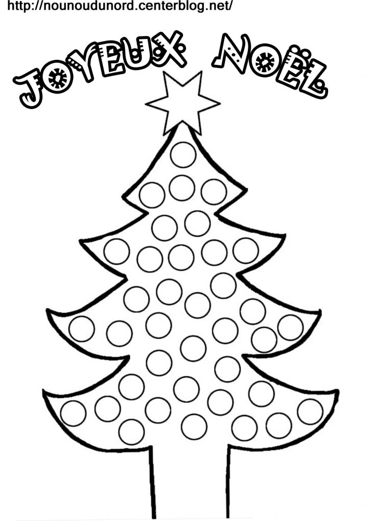 Coloriage À Gommettes Le Sapin De Noël serapportantà Gabarit Sapin De Noel