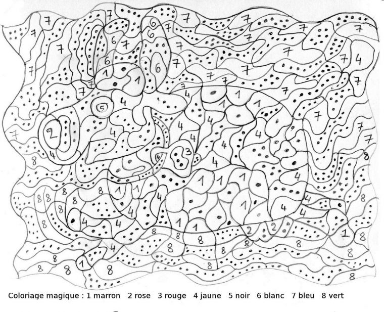 Coloriage À Imprimer : Chiffres Et Formes – Coloriages concernant Dessin Chiffre Romain