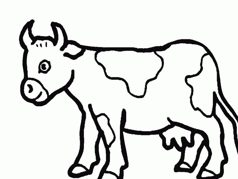 Coloriage A Imprimer Gratuit De Vache – 1001 Animaux à Image A Colorier Gratuit A Imprimer