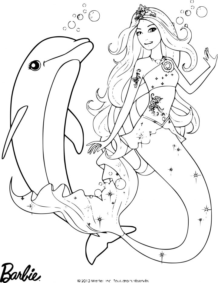 Coloriage A Imprimer Gratuit Sirene Et Dauphin concernant Dessin De Dauphin À Colorier