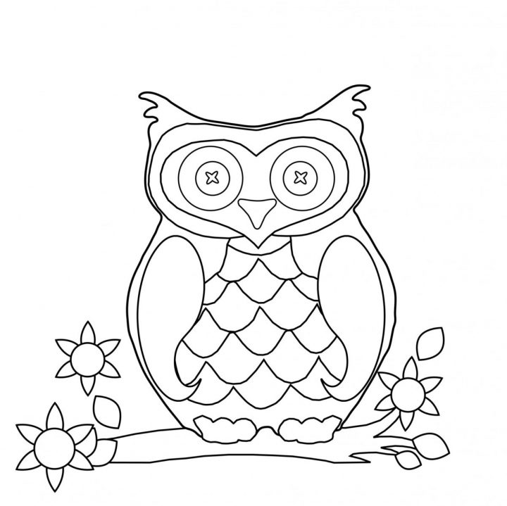 Coloriage À Imprimer : Le Hibou – Family Sphere – Garde D intérieur Hibou A Imprimer