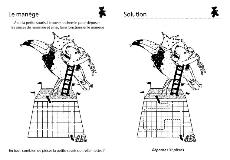 Coloriage À Imprimer : Le Manège De La Petite Souris. Sauras pour Jeux De La Petite Souris